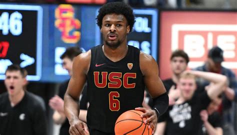 Bronny James declares for 2024 NBA Draft .
